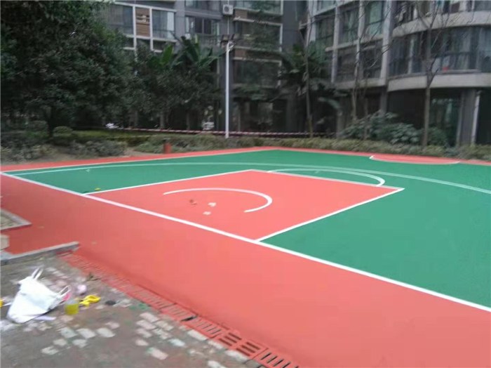 塑胶排球场地面价格-湘潭排球场地面价格-红枚体育硅PU工程