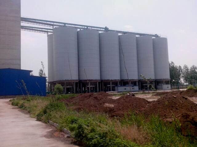 粮食大型钢板仓设备公司-大型粮食钢板仓-正泰龙钢结构定制