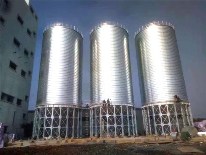 大型粮食钢板仓-正泰龙钢结构(推荐商家)-大型粮食钢板仓供应