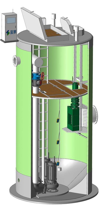 南京藍(lán)賽環(huán)保設(shè)備廠家-一體化污水泵站廠-無錫一體化污水泵