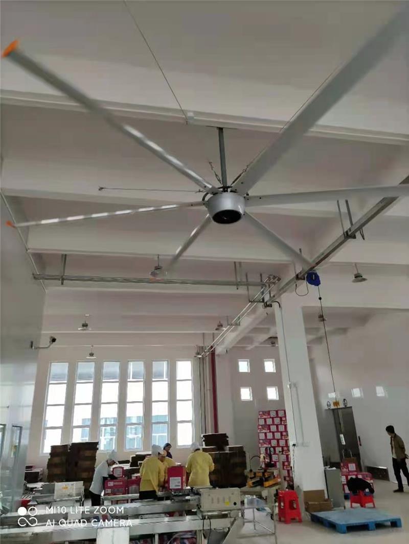 上海工业大风扇-仓库工业大风扇安装-勒华通风降温大风扇