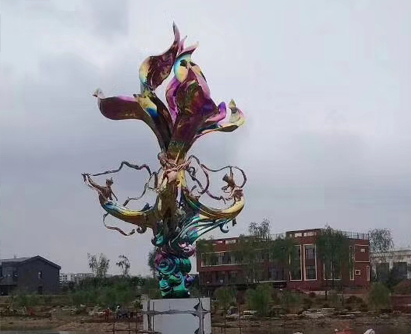 萍乡不锈钢雕塑-制作不锈钢雕塑厂家-瑞天|工期精细短