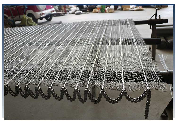渭南不锈钢网带-不锈钢网带配件-卓远输送设备(多图)