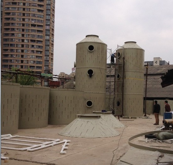 吸收塔、武汉黄陂区青山塑料厂、塑料耐酸碱吸收塔废气塔