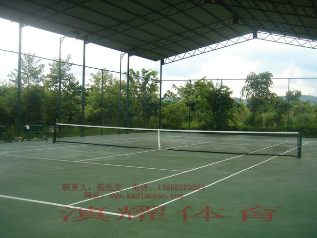 云南硅PU塑胶网球场优价促销(图),云南硅PU塑胶网球场价格,滇耀体育