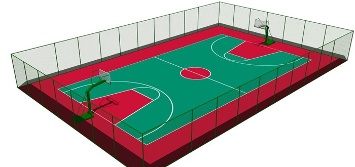 pu室外塑胶篮球场|塑胶篮球场|云南滇耀体育