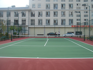 塑胶网球场、塑胶网球场地、昆明滇耀体育(多图)