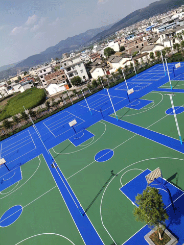 滇耀体育(图)-云南塑胶球场改造-塑胶球场