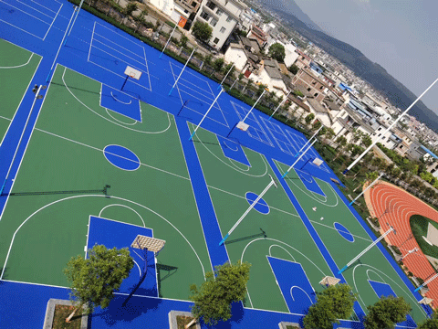 塑胶球场-滇耀体育-云南塑胶球场改造