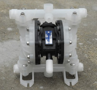 塑料气动隔膜泵(图)|QBK气动隔膜泵|气动隔膜泵