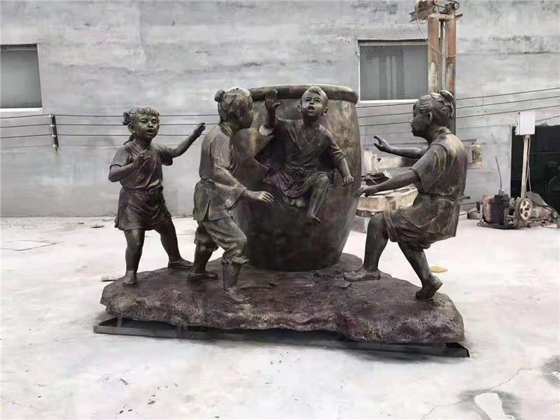 哈尔滨铜人物雕塑-铸铜人物雕塑厂家-恒保发铜雕厂