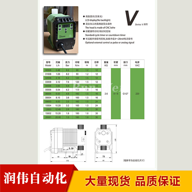 保定微型加藥計量泵-微型加藥計量泵廠(chǎng)家-濟南潤偉