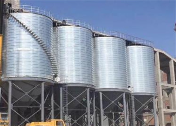 肥料钢板仓-博众钢结构钢板仓建造-大型肥料钢板仓生产厂家
