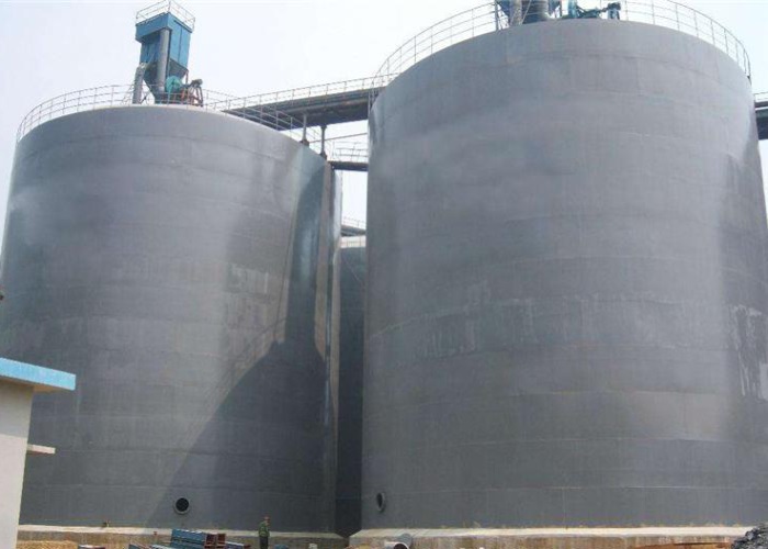 江西肥料钢板仓安装-博众钢结构-大型肥料钢板仓安装