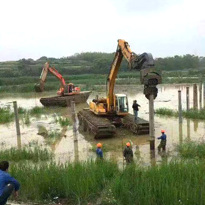 河道清理水上挖掘機(jī)出租在線報價-大沙華澤水上挖機(jī)租賃