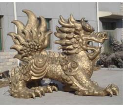 常州銅麒麟-匯豐銅雕(在線咨詢)-定做銅麒麟