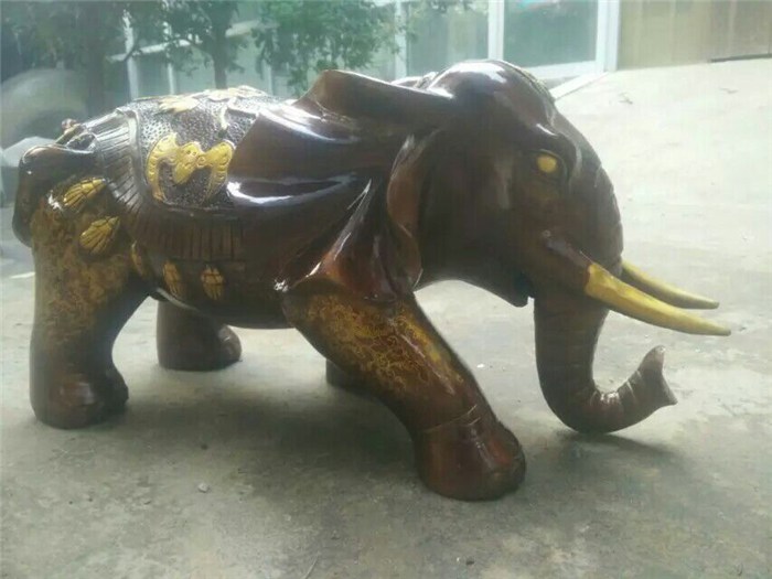 匯豐銅象(圖)-生產銅大象廠家-瀘州銅大象