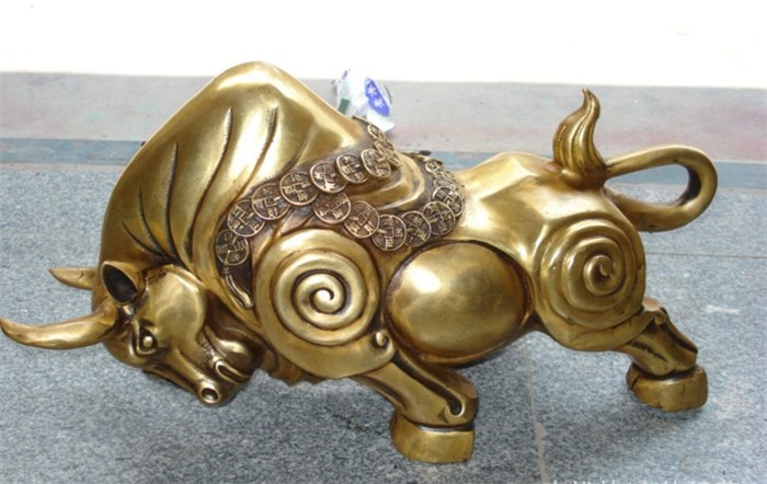 孟州銅牛-匯豐銅雕(在線咨詢)-華爾街銅牛
