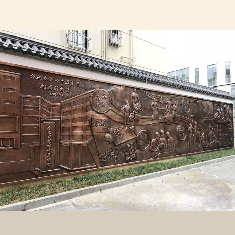 濟南京文雕塑誠信可靠-校園宣傳不銹鋼浮雕多少錢