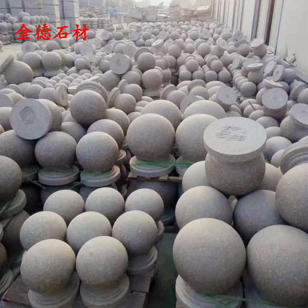 花岗岩石球常用规格-五莲花石球价格-花岗岩石球