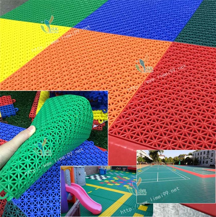 重庆悬浮拼装地胶,立美建材,幼儿园室外悬浮拼装地胶