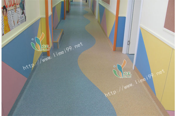 钦州幼儿园PVC胶地板,立美建材,立美幼儿园PVC胶地板规格