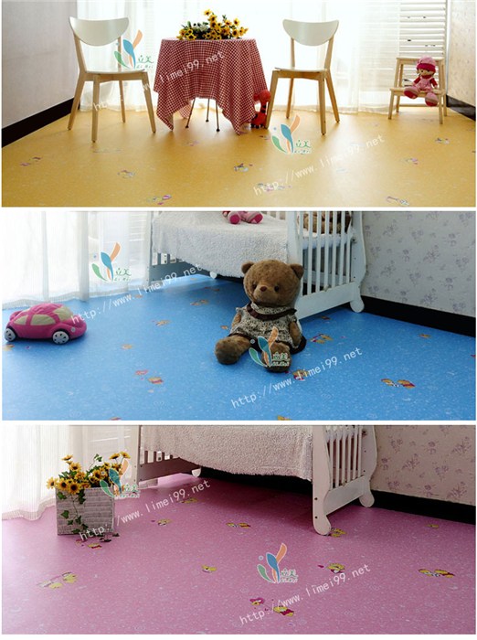 张家口幼儿园PVC胶地板|幼儿园PVC胶地板图片|立美建材