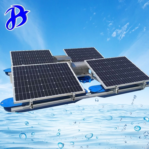 太阳能污水处理一体化设备多少钱图片_新疆太阳能推流曝气机(立即咨询)