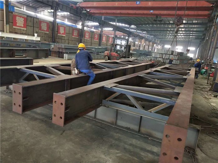 安徽粤港钢结构厂房(图)-钢结构加工多少钱-宣城钢结构