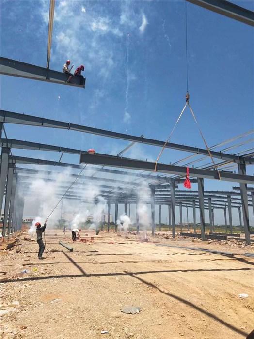 安徽粵港鋼結構廠家(圖)-承包鋼構工程-南陵鋼構