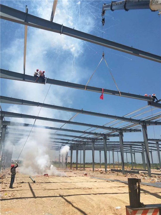 專業承建鋼結構廠房-鋼結構-安徽粵港鋼結構廠家