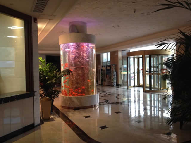 高淳生態魚缸-定做生態魚缸-一點水海鮮池銷售(多圖)