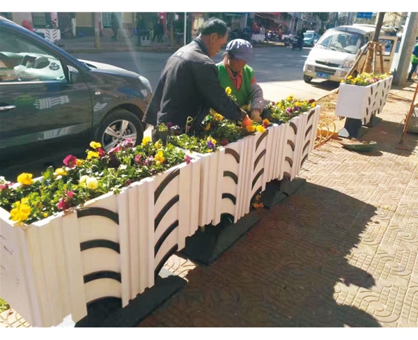 道路隔离花箱