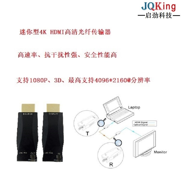 支持1KM光纖傳輸器-JQKing 啟勁科技-光纖傳輸器