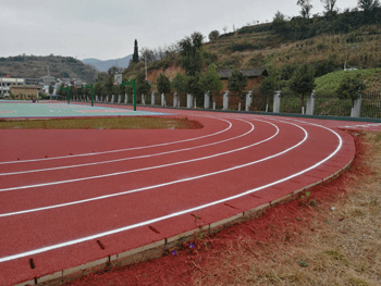 塑膠跑道材料廠家圖片