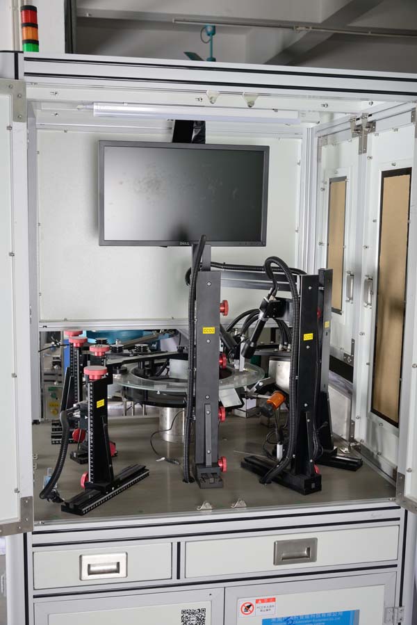 瑞科光学筛选设备-检测头部有无电镀螺丝光学影像筛选机