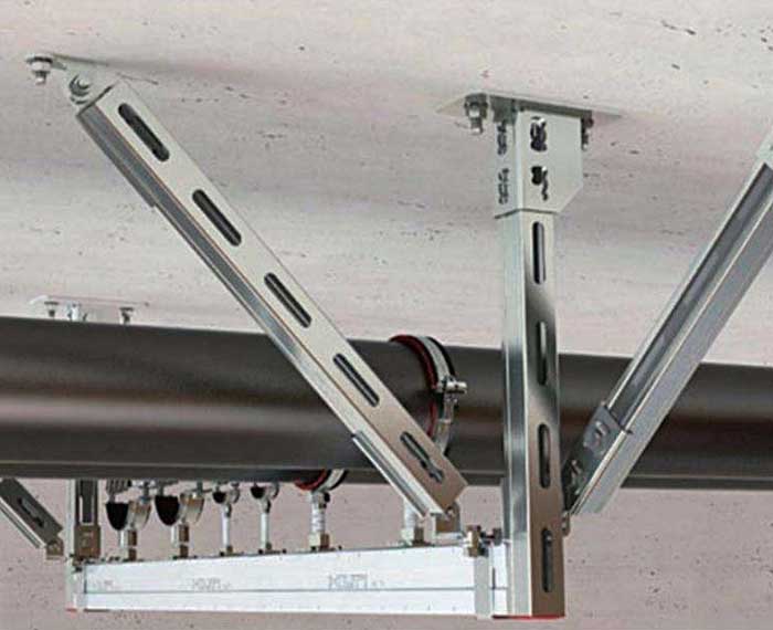 威海消防抗震支架-消防抗震支架型號-冠鐵金屬制品管施工