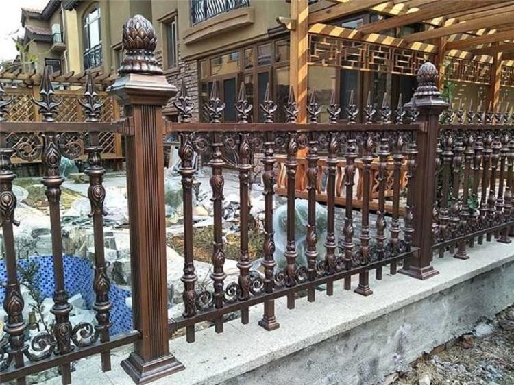 楼梯铝艺护栏设计