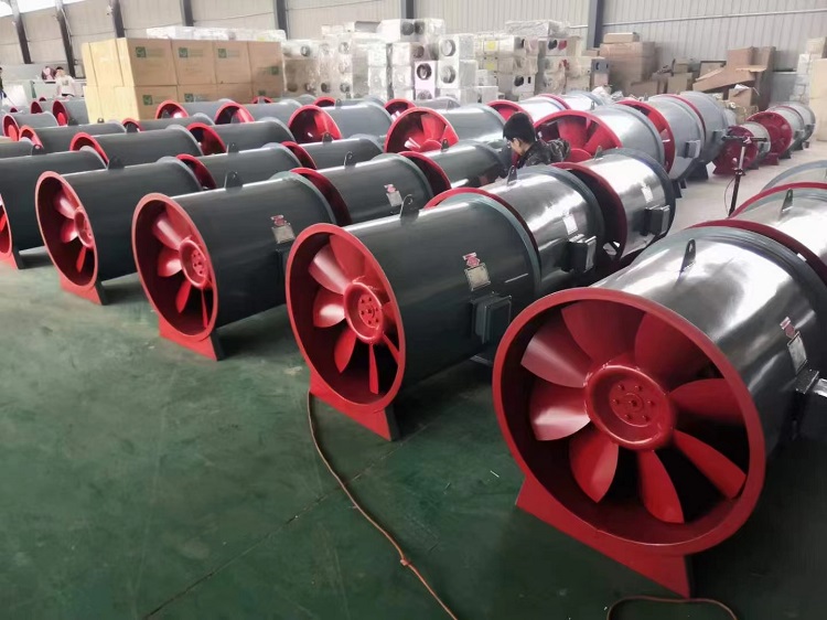 江蘇軸流排煙風機-碳鋼軸流排煙風機定制廠家-梓騰通風生產基地